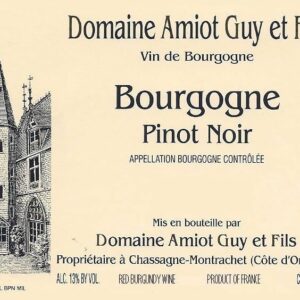 Guy Amiot 2016 Bourgogne Rouge - Pinot Noir Red Wine