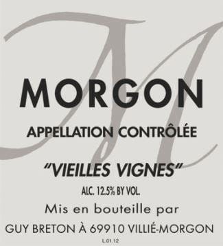 Guy Breton 2018 Morgon Vieilles Vignes - Gamay Red Wine
