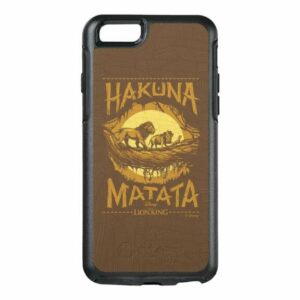 ''Hakuna Matata'' Woodcut Design OtterBox iPhone 8/7 Case The Lion King 2019 Film Customized Official shopDisney