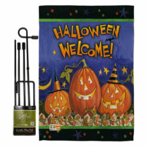 Halloween Welcome Fall Halloween Garden Flag Set