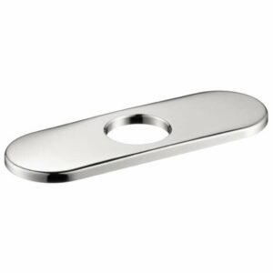 Hansgrohe 06490 Escutcheon 6" for S Single Hole Bath Faucets Chrome Faucet Accessories and Parts Bathroom Sink Faucet Parts Escutcheons