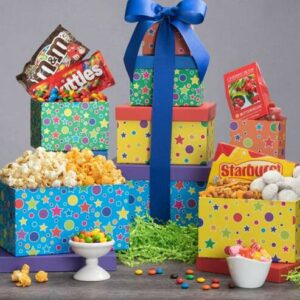 Happy Birthday Treat Gift Tower - Regular