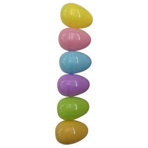 Happy Go Fluffy Plastic Easter Eggs - 6.0 EA