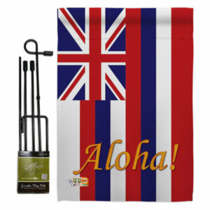 Hawaii Americana States Garden Flag Set