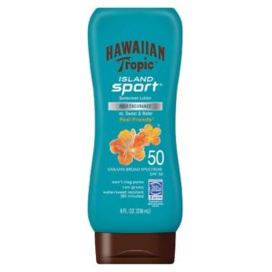 Hawaiian Tropic Island Sport Lotion Sunscreen SPF 50 - 8.0 fl oz