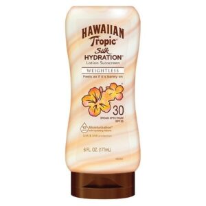 Hawaiian Tropic Silk Hydration Weightless Lotion Sunscreen SPF 30 - 6.0 fl oz