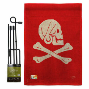 Henry Every Coastal Pirate Garden Flag Set