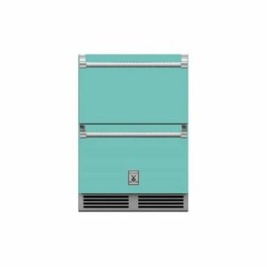 Hestan GRFR24 24 Inch Wide 5.2 Cu. Ft. Compact Refrigerator and Freezer Drawers Bora Bora Refrigeration Appliances Compact Refrigerators Refrigerator