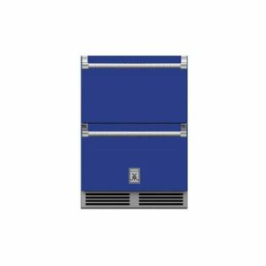 Hestan GRFR24 24 Inch Wide 5.2 Cu. Ft. Compact Refrigerator and Freezer Drawers Prince Refrigeration Appliances Compact Refrigerators Refrigerator