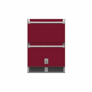 Hestan GRFR24 24 Inch Wide 5.2 Cu. Ft. Compact Refrigerator and Freezer Drawers Tin Roof Refrigeration Appliances Compact Refrigerators Refrigerator