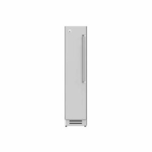 Hestan KFCL18 18 Inch Wide 8.5 Cu. Ft. Capacity Left Hinge Column Freezer Stainless Steel Refrigeration Appliances Freezers Column Freezers