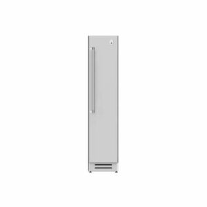 Hestan KFCR18 18 Inch Wide 8.5 Cu. Ft. Capacity Right Hinge Column Freezer Stainless Steel Refrigeration Appliances Freezers Column Freezers