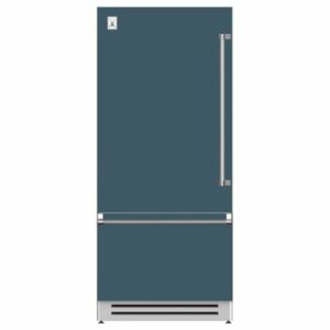 Hestan KRBL36 36 Inch Wide 19.83 Cu. Ft. Left Hinge Full Size Refrigerator Pacific Fog Refrigeration Appliances Full Size Refrigerators Bottom Freezer