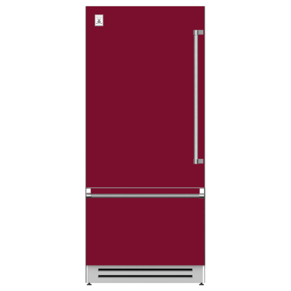 Hestan KRBL36 36 Inch Wide 19.83 Cu. Ft. Left Hinge Full Size Refrigerator Tin Roof Refrigeration Appliances Full Size Refrigerators Bottom Freezer