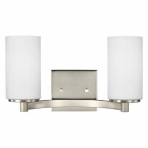 Hettinger Two Light Bath Vanity Fixture - Brushed Nickel