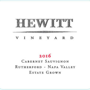 Hewitt Vineyard 2016 Cabernet Sauvignon - Red Wine