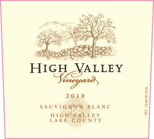 High Valley Vineyards 2018 Sauvignon Blanc - White Wine