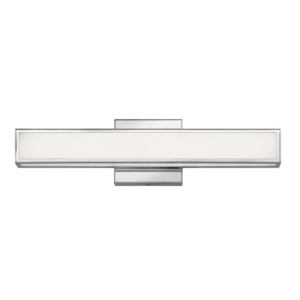 Hinkley Lighting 51402 Alto Single Light 18" Wide Integrated LED Bath Bar Chrome Indoor Lighting Bathroom Fixtures Bath Bar