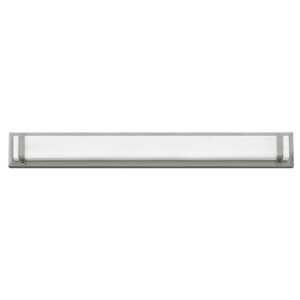 Hinkley Lighting 51814 2 Light ADA Compliant LED Bathroom Bath Bar with White Shade from the Tremont Collection Brushed Nickel Indoor Lighting