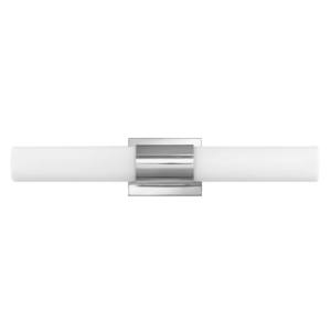 Hinkley Lighting 52113 Portia 2 Light 24-1/2" Wide Integrated LED Bath Bar - ADA Compliant Polished Nickel Indoor Lighting Bathroom Fixtures Bath Bar