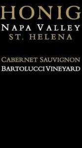 Honig 2015 Bartolucci Vineyard Cabernet Sauvignon - Red Wine