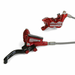 Hope Tech 3 V4 Brake (No Rotor) - Left Hand - Rear - Red