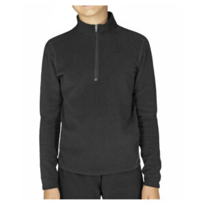 Hot Chillys La Montana Zip-T - Kid's Black/black Sm
