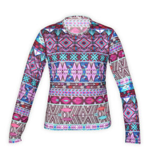Hot Chillys Pepper Skins Print Crewneck - Youth Pastel Pop Xl