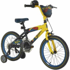 Hot Wheels Boys' 18 in Bike Yellow - Boys Bikes at Academy Sports