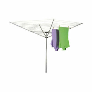 Household Essentials 1600 Aluminum Umbrella Outdoor Clothes Dryer, 16