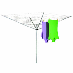 Household Essentials 72 in. H x 73 in. W x 73 in. D Aluminum Umbrella Clothes Dryer