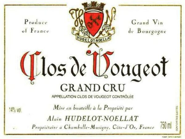 Hudelot-Noellat 2014 Clos Vougeot Grand Cru - Pinot Noir Red Wine