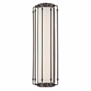 Hudson Valley Lighting 9720 Hyde Park Single Light 8" Wide Integrated LED Bath Bar Old Bronze Indoor Lighting Bathroom Fixtures Bath Bar