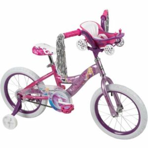 Huffy Girls' Disney Princess 16 in Bicycle Purple/Pink - Girls Bikes at Academy Sports