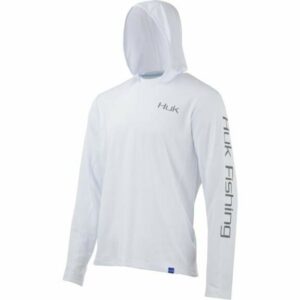 Huk Men's ICON X Fishing Hoodie White, Large - Men's Fishing Tops at Academy Sports