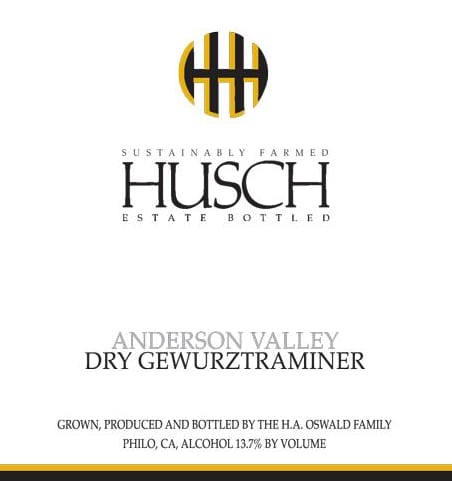 Husch 2018 Dry Gewurztraminer - White Wine