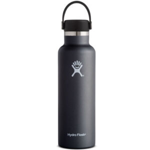 Hydro Flask 21oz. Standard Mouth Water Bottle Black 21oz