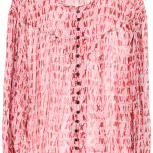 ISABEL MARANT ETOILE SORIONEA PRINTED SHIRT 36 Red, Pink