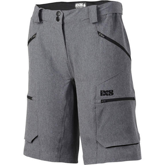 IXS Womens Tema 6.1 Shorts 2017 - Graphite IXS Womens Tema 6.1 Shorts 2017 - Graphite