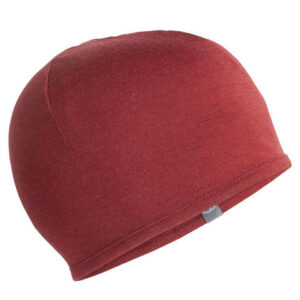 Icebreaker Pocket 200 Beanie Cabernet/gritstone Heather One Size