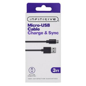 Infinitive Micro USB Charge and Sync 3ft - 1.0 ea