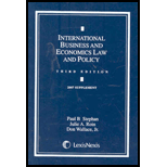 International Business and Economics Law 2007 Supplement