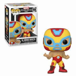 Iron Man El Hroe Invicto Funko Pop! Vinyl Bobble-Head Marvel Lucha Libre Edition Official shopDisney