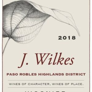 J Wilkes 2018 Viognier - White Wine