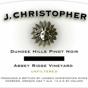 J. Christopher 2015 Abbey Ridge Pinot Noir - Red Wine