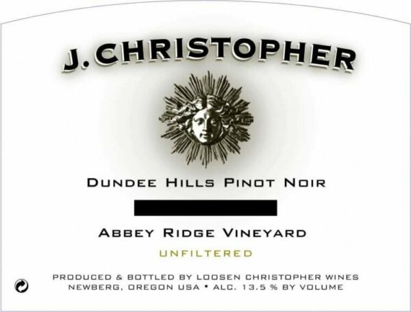 J. Christopher 2015 Abbey Ridge Pinot Noir - Red Wine