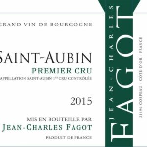 Jean-Charles Fagot 2015 St-Aubin Premier Cru - Chardonnay White Wine
