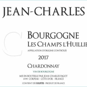 Jean-Charles Fagot 2017 Les Champs l'Huillier Bourgogne Blanc - Chardonnay White Wine