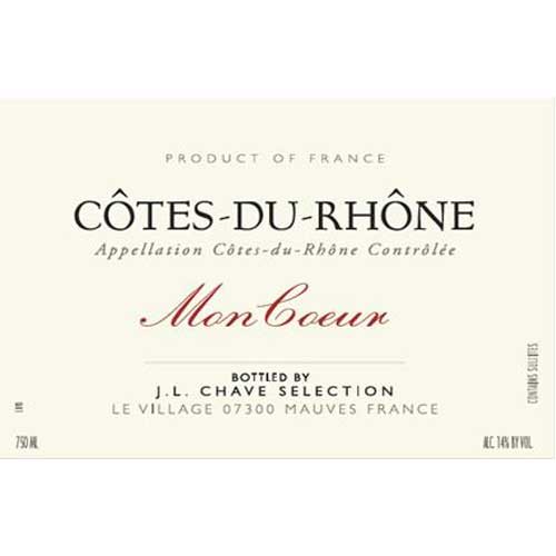 Jean-Louis Chave 2017 Selection Cotes-du-Rhone Mon Coeur - Rhone Blends Red Wine