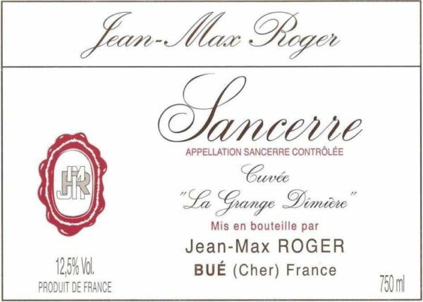 Jean Max Roger 2015 Sancerre Rouge - Pinot Noir Red Wine